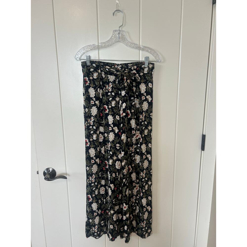 American Eagle 2 Piece Floral Boho Crop Top & Wide Leg Flowy Pant Set - Picture 4 of 8